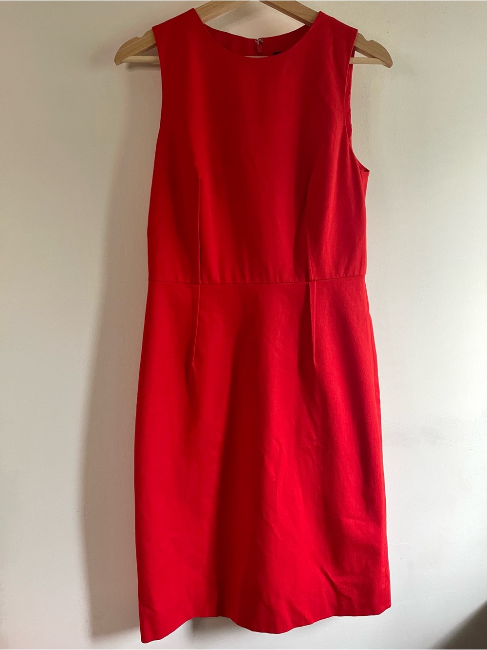 J.Crew Going Places Bi-Stretch Cotton Sheath Dress Size 6 Workwear Power Color